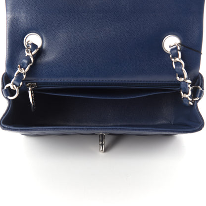 Chanel Caviar Quilted Mini Rectangular Flap Navy 5 of 11