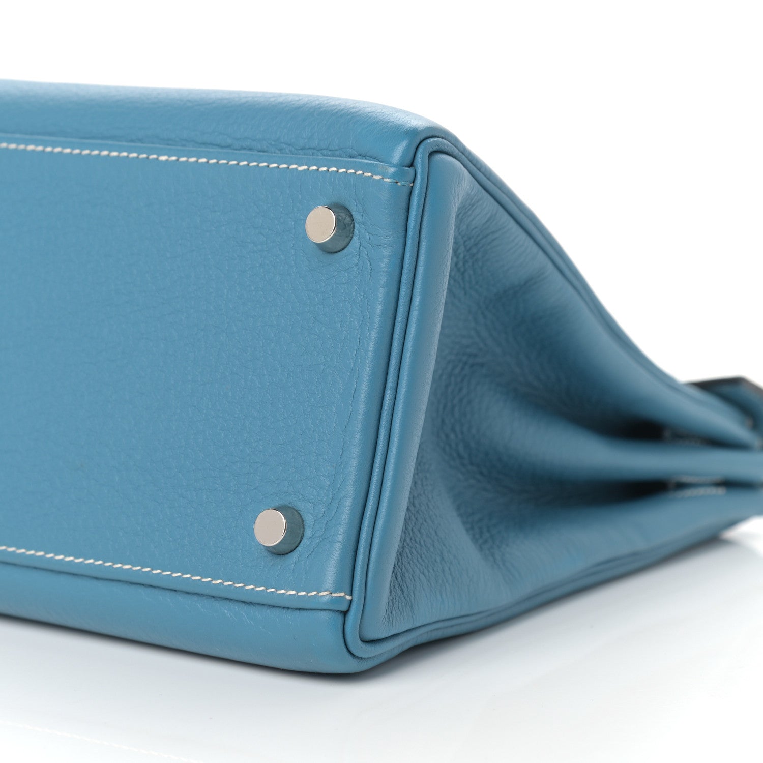 Hermes Taurillon Clemence Kelly Retourne 32 Blue Jean 10 of 12