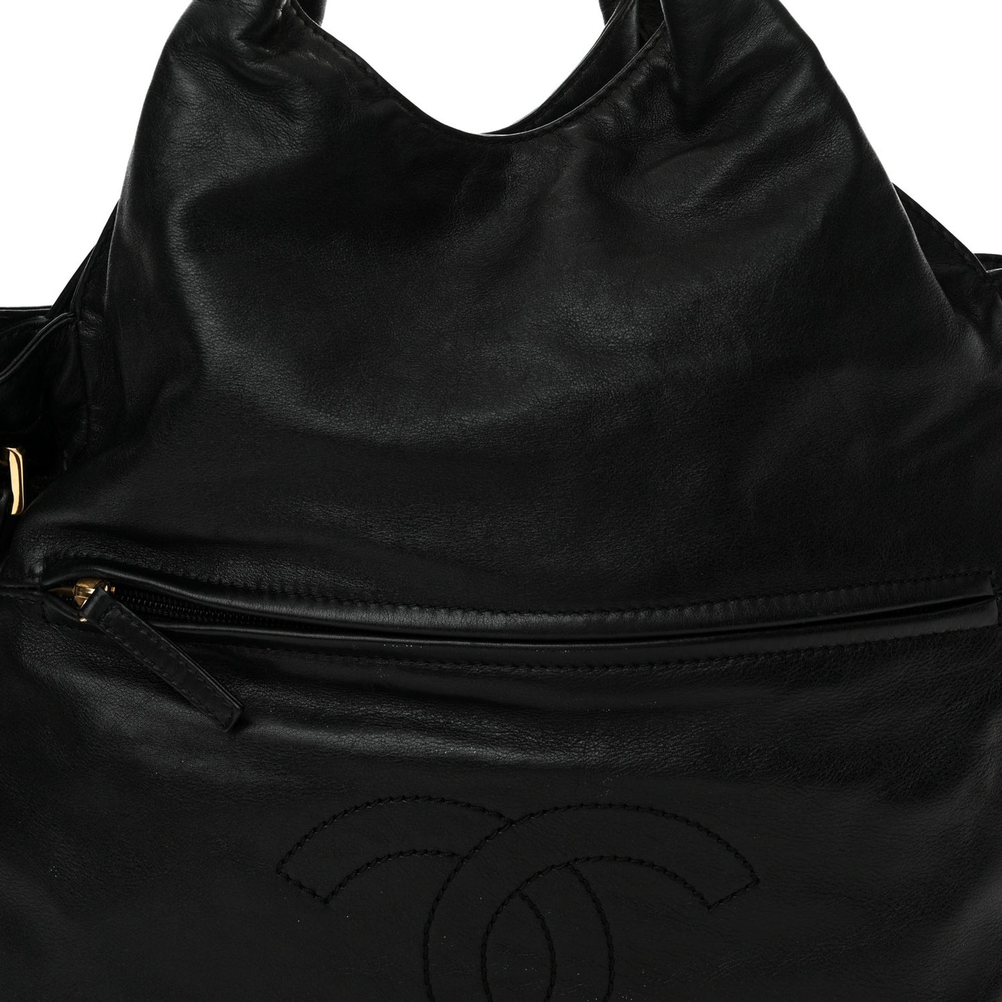 Lambskin Medium Rodeo Drive Tote Black