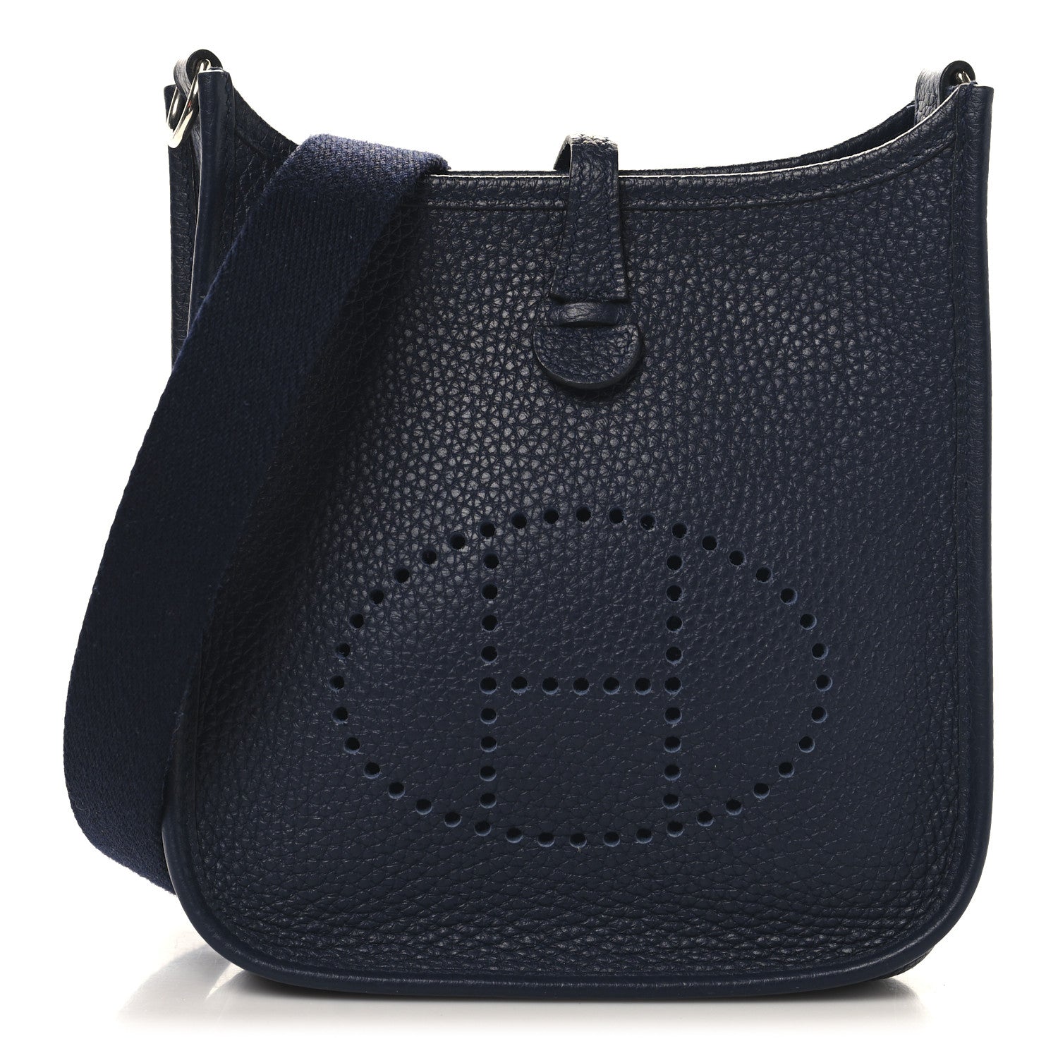Hermes Taurillon Clemence Evelyne TPM Bleu Nuit 1 of 10