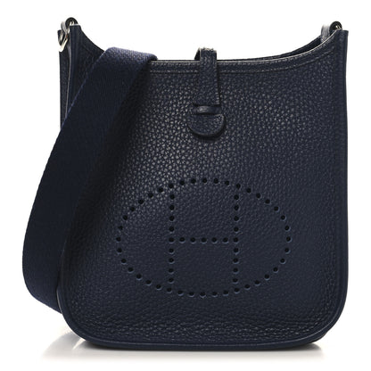 Hermes Taurillon Clemence Evelyne TPM Bleu Nuit 1 of 10