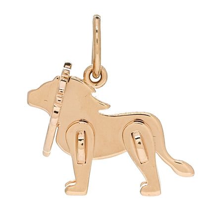 Tiffany 18K Rose Gold Save The Wild Lion Charm 1 of 5