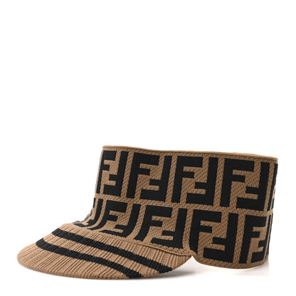 Fendi Nylon FF Stretch Visor Tobacco 3 of 8
