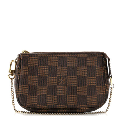 Louis Vuitton Damier Ebene Mini Pochette Accessories 1 of 11