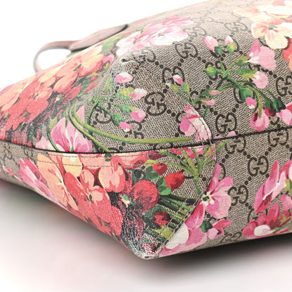 Gucci GG Supreme Monogram Blooms Medium Reversible Tote Beige Multicolor Dry Rose 11 of 16