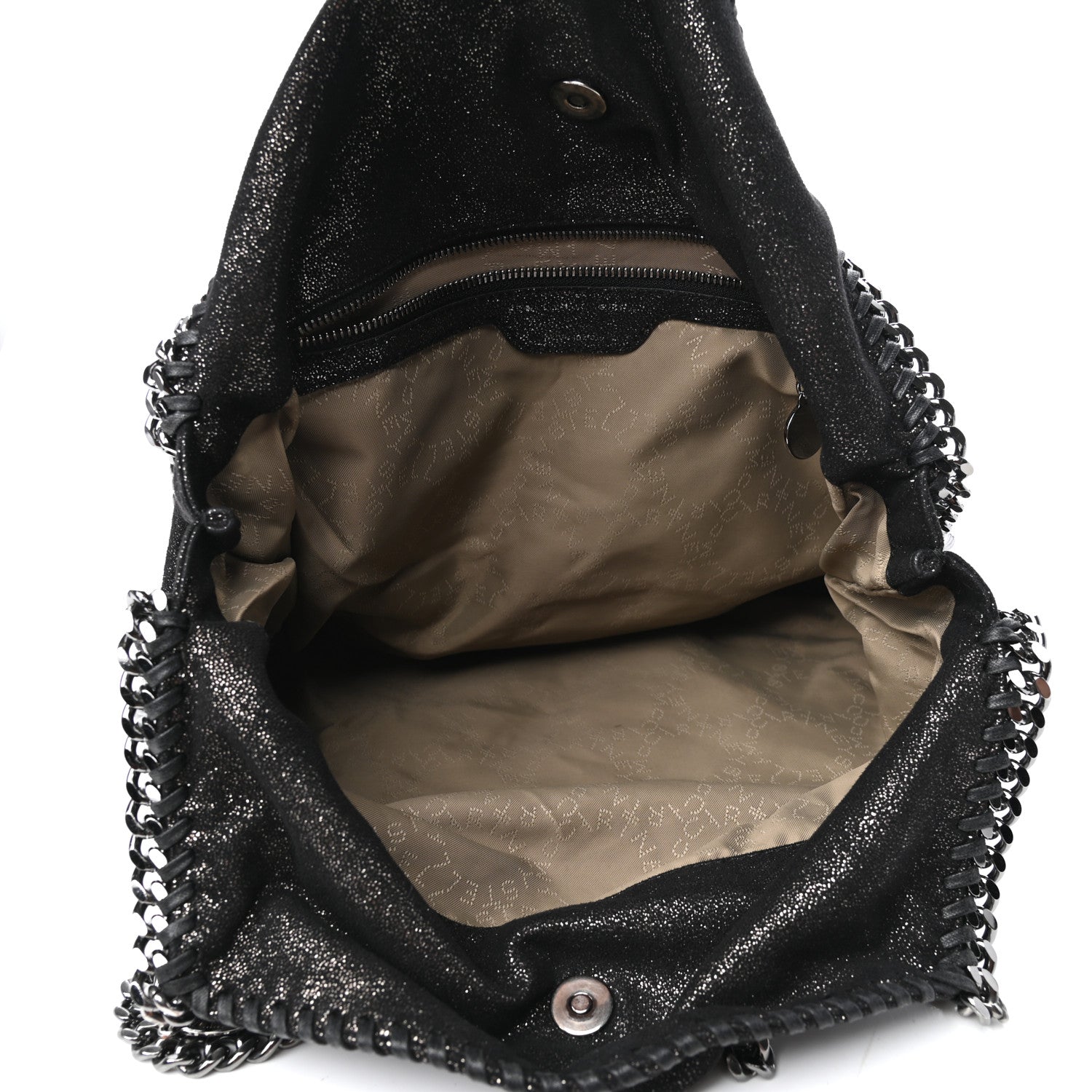 Stella McCartney Shaggy Deer Small Falabella Tote Black 5 of 10