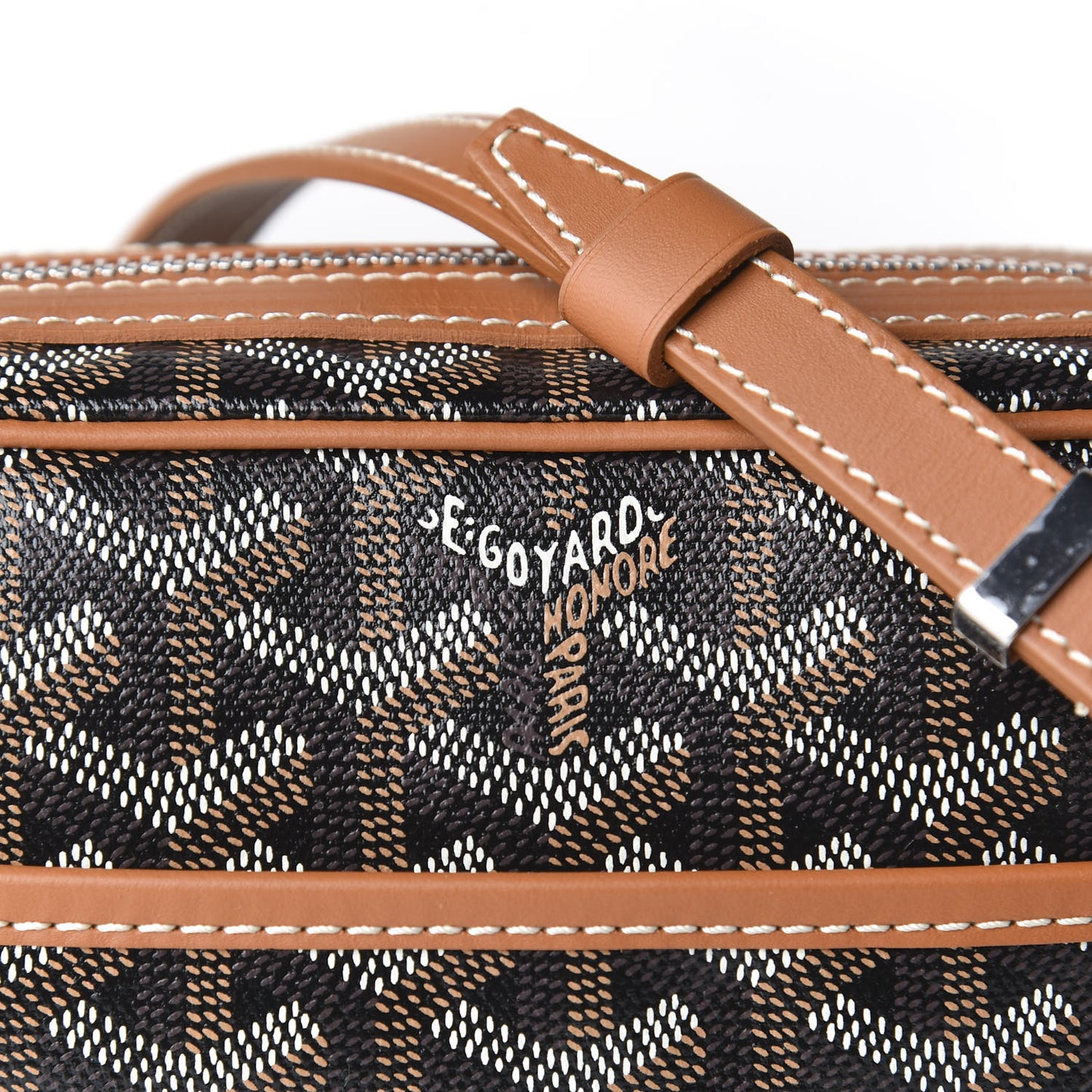 Goyardine Sac Cap Vert Black Gold