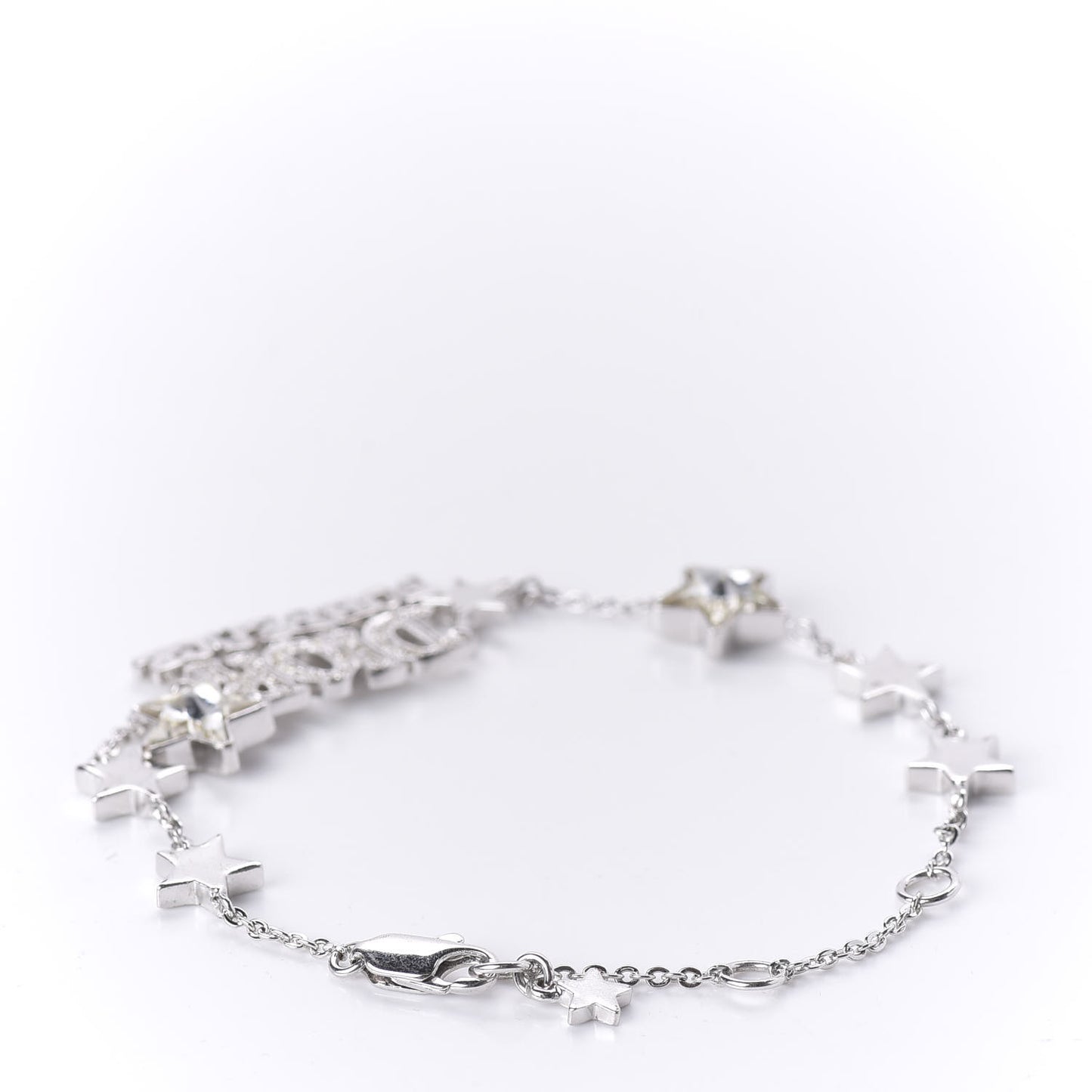 Crystal Dior For Peace Bracelet Silver