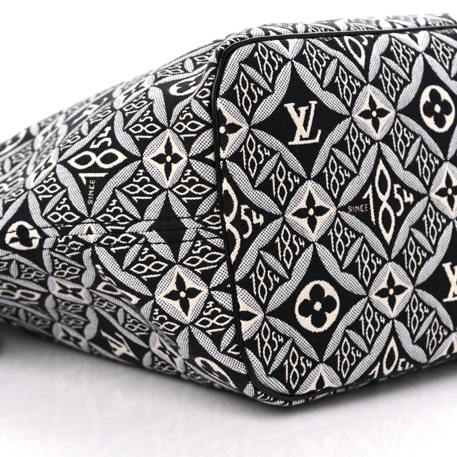 Louis Vuitton Jacquard Since 1854 Neverfull MM Grey 9 of 11