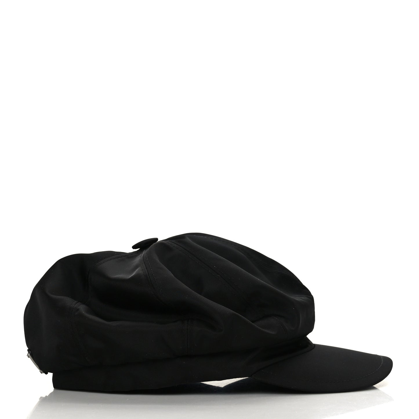 Re-Nylon Womens Newsboy Hat M Black