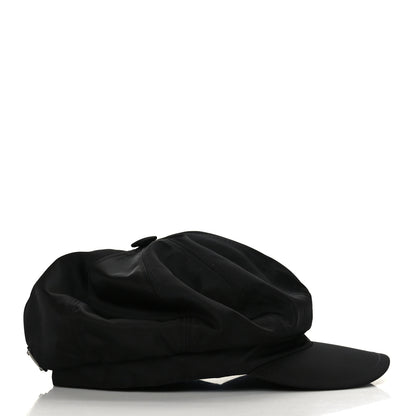 Prada Re-Nylon Womens Newsboy Hat M Black 3 of 7