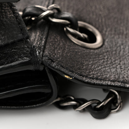 Chanel Calfskin Coco Twin Large Flap Black 12 of 12