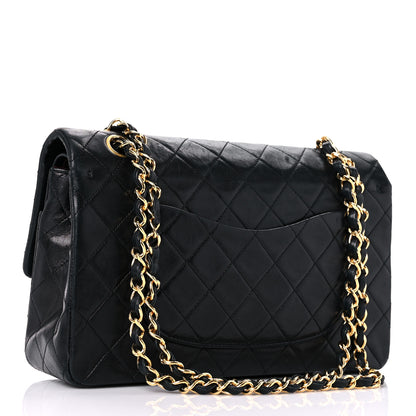 Chanel Lambskin Quilted Medium Double Flap Black 3 of 21