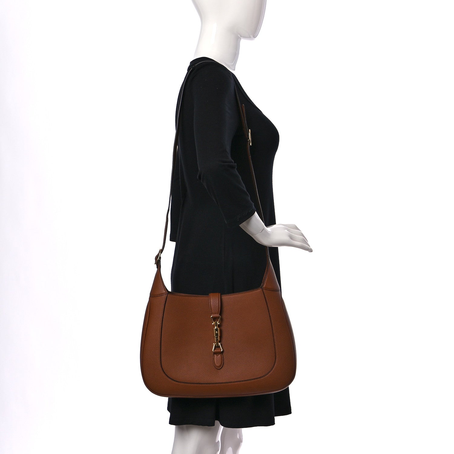Gucci Grand Prix Calfskin Medium Jackie 1961 Shoulder Bag Cuir 2 of 10