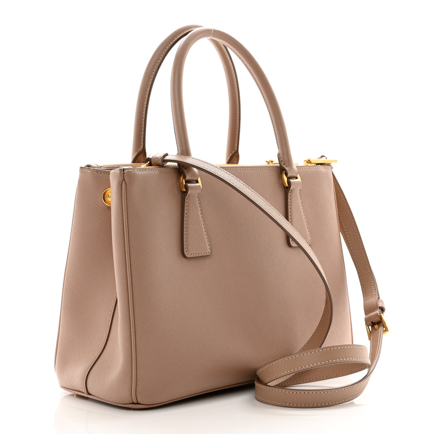 Prada Saffiano Lux Small Galleria Double Zip Tote Cipria 3 of 13
