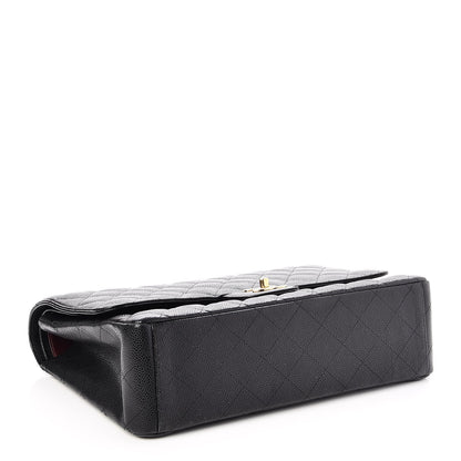 Chanel Caviar Quilted Maxi Double Flap Black 5 of 8