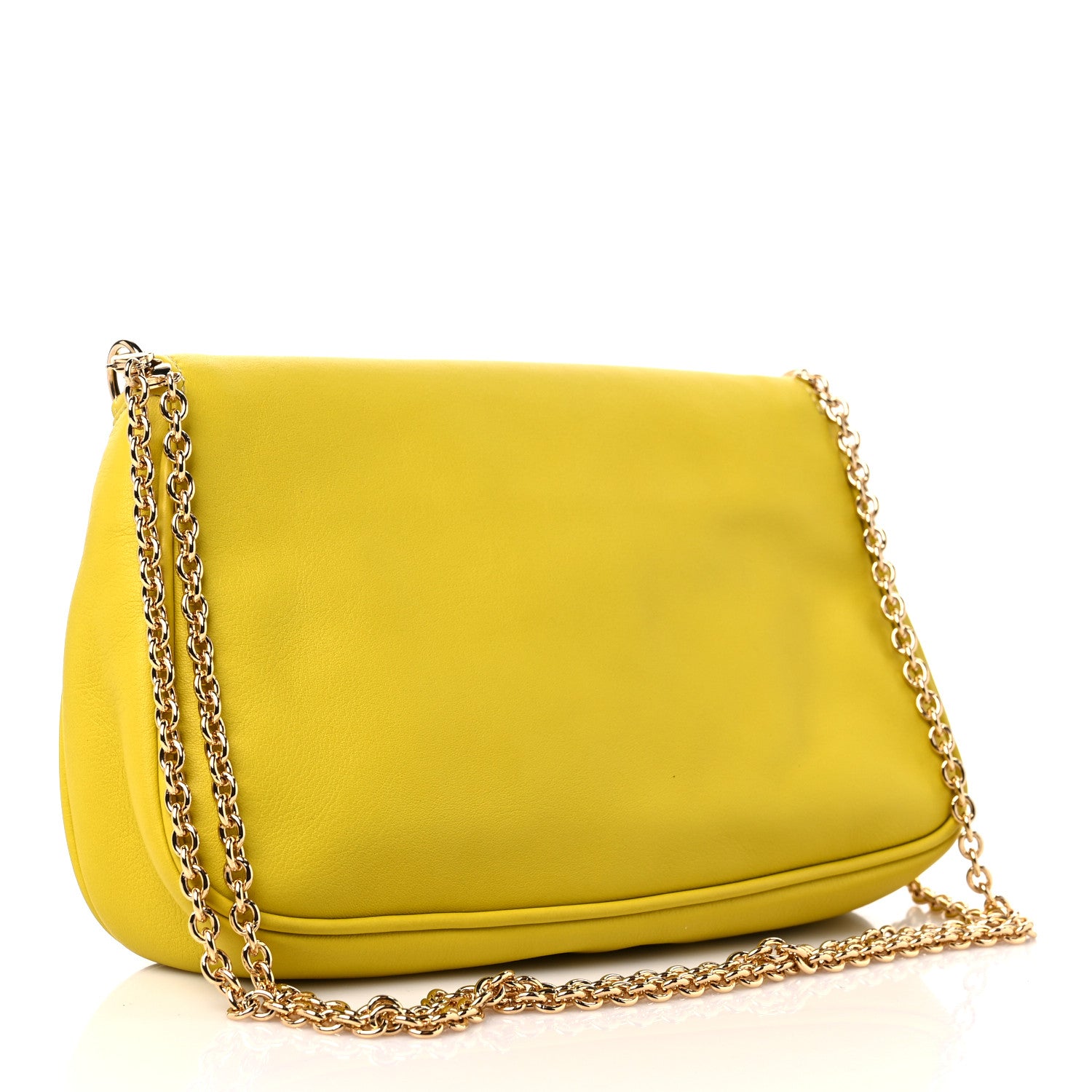 Fendi Vitello Flamingo Enamel Fendista Pouchette Crossbody Bag Cedro 3 of 12