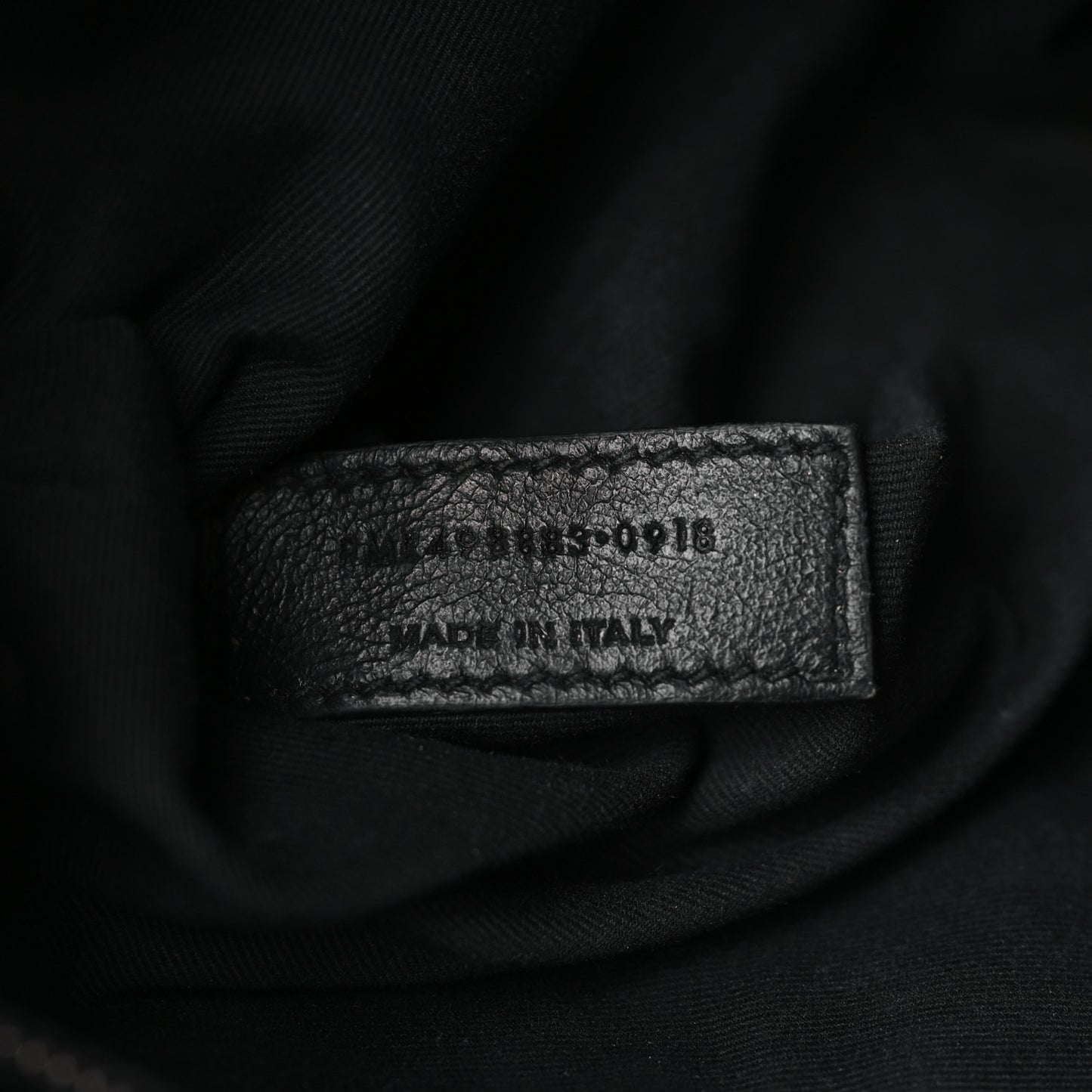 Crinkled Calfskin Matelasse Monogram Large Niki Chain Satchel Black