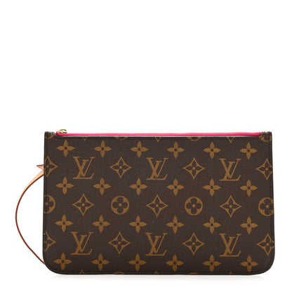 Louis Vuitton Monogram Neverfull MM GM Pochette Pivoine 1 of 6
