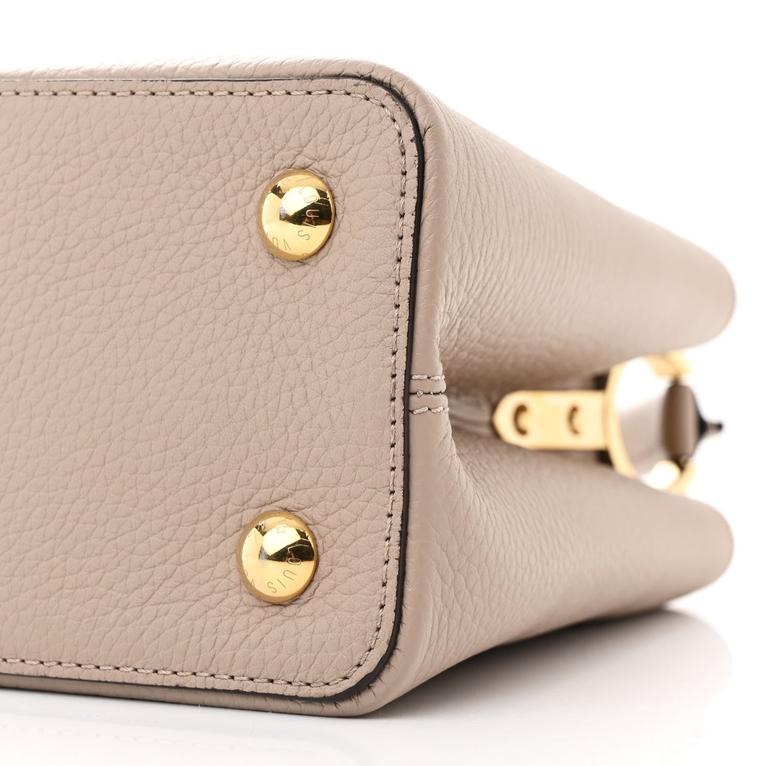Louis Vuitton Taurillon Capucines PM Galet 10 of 11