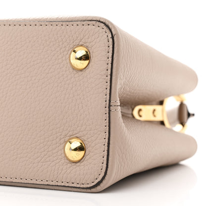 Louis Vuitton Taurillon Capucines PM Galet 10 of 11