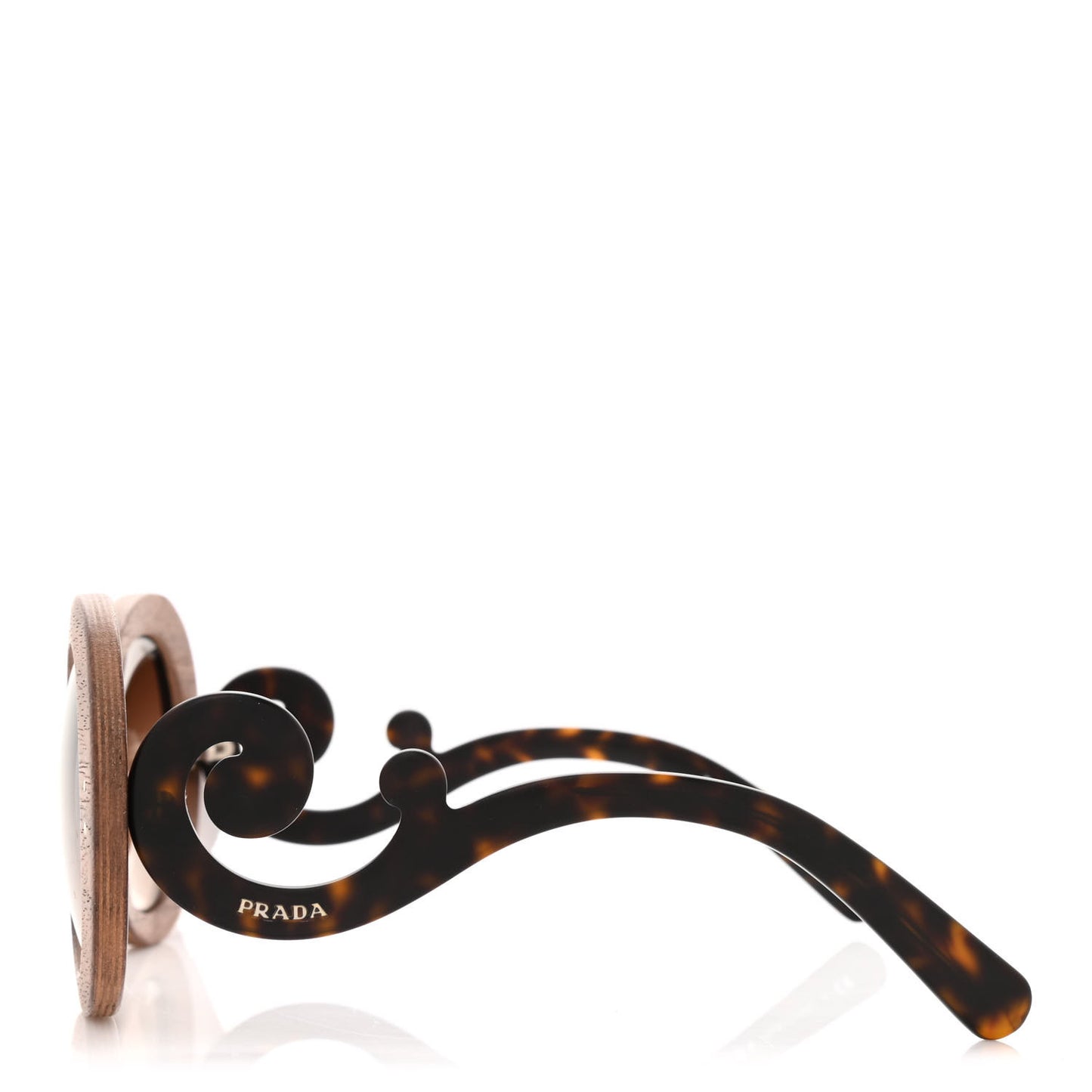 Wooden Baroque Sunglasses SPR 27R Nut Canaletto
