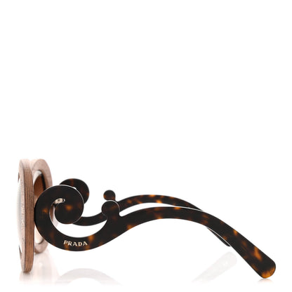 Prada Wooden Baroque Sunglasses SPR 27R Nut Canaletto 3 of 7