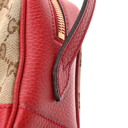 Gucci Monogram Mini Bree Messenger Bag Red 11 of 12