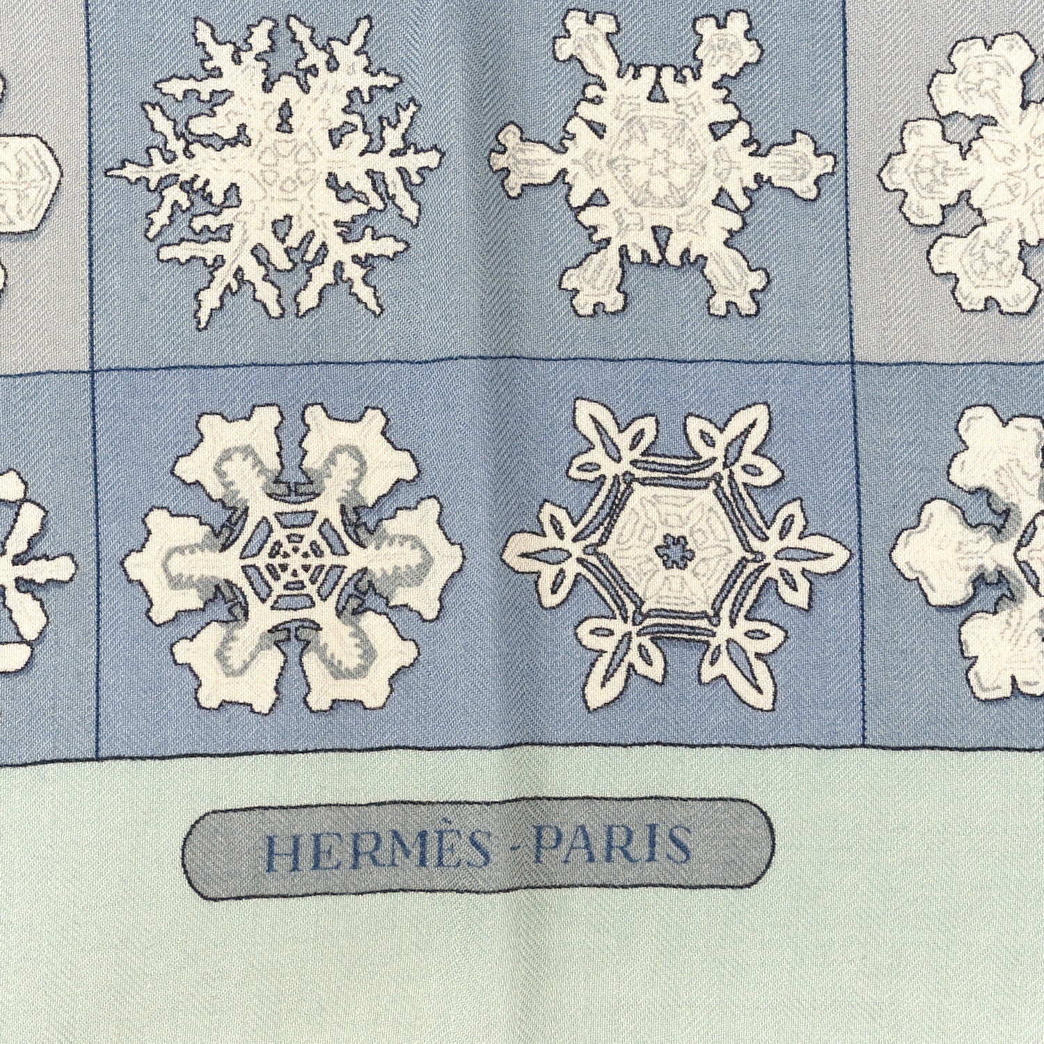Hermes Silk Feux de L'hiver Scarf 90 2 of 3