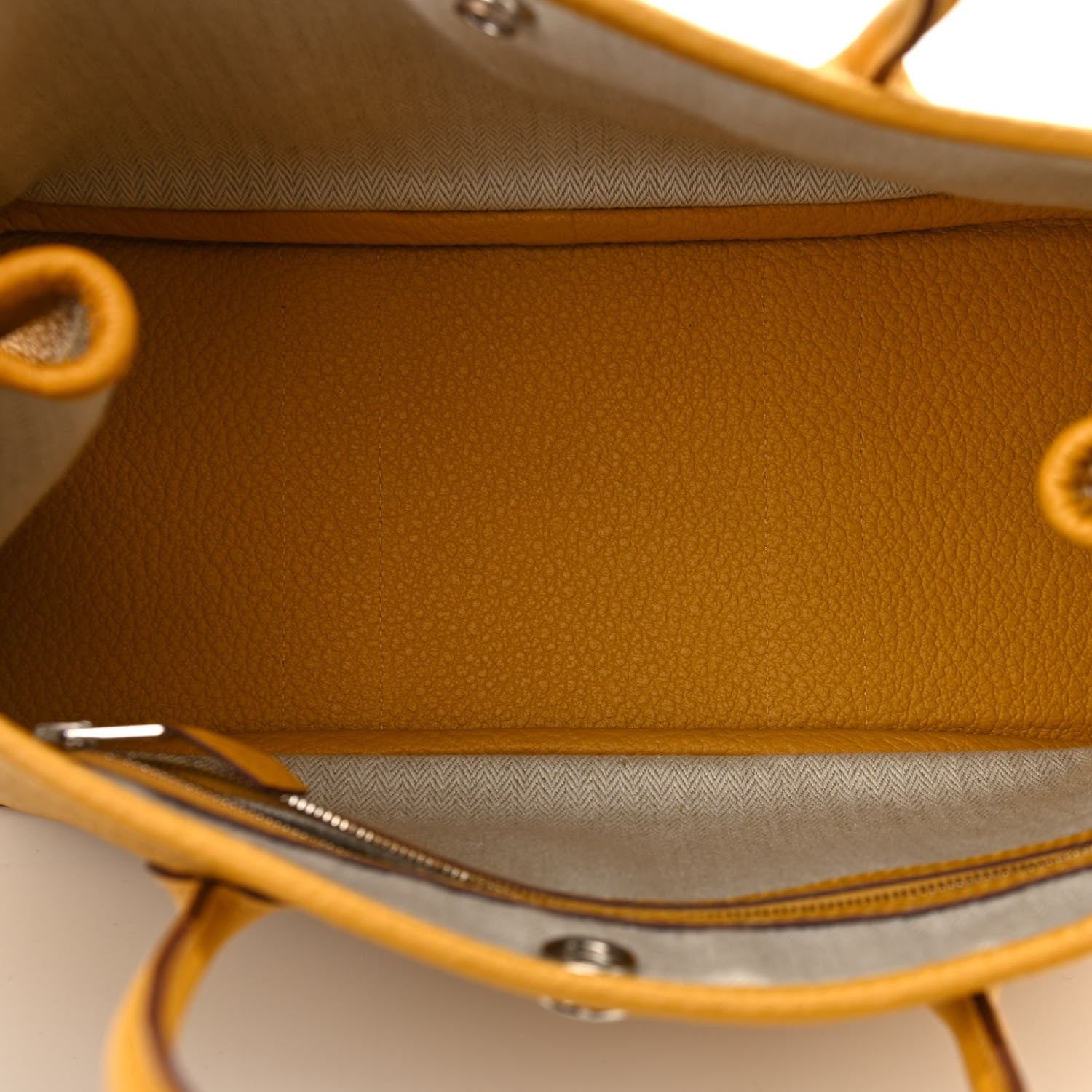 Hermes Vache Country Garden Party 30 TPM Jaune Ambre 5 of 10