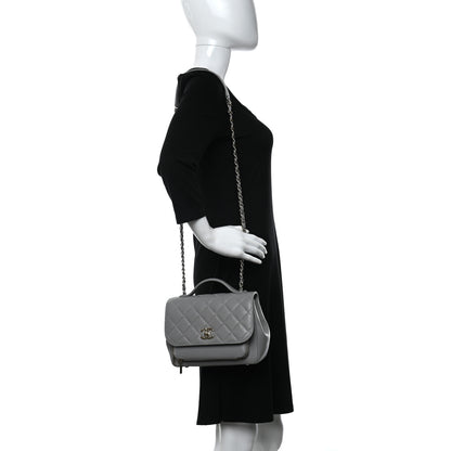 Chanel Caviar Quilted Medium Business Affinity Flap Grey 2 of 11