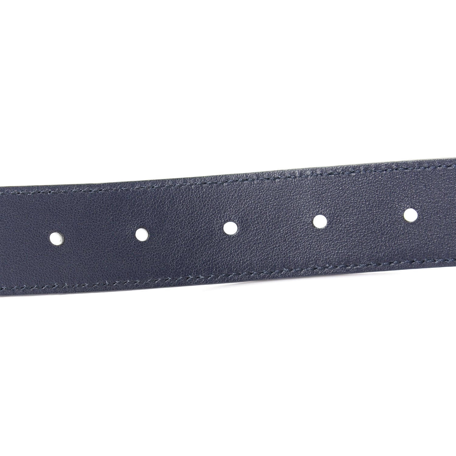 Gucci Moon Calfskin Double G 30mm Belt 95 38 Blue 4 of 5