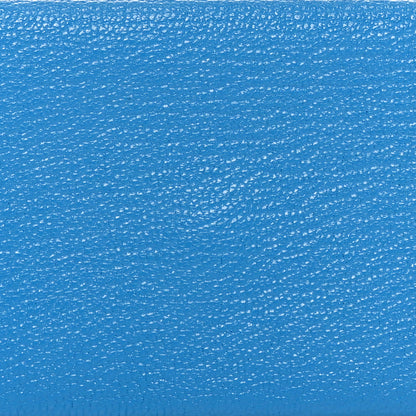 Hermes Chevre Mysore Verso Calvi Card Case Bleu Frida Cuivre 8 of 9