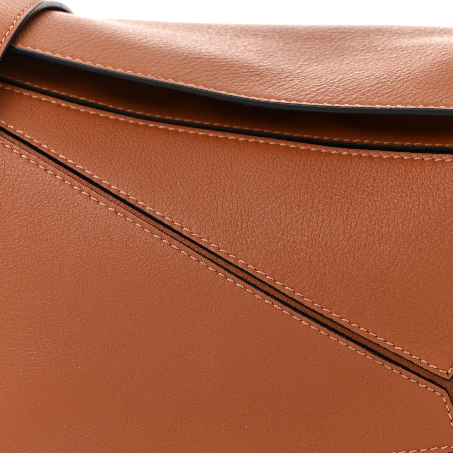 Calfskin Small Puzzle Bag Tan