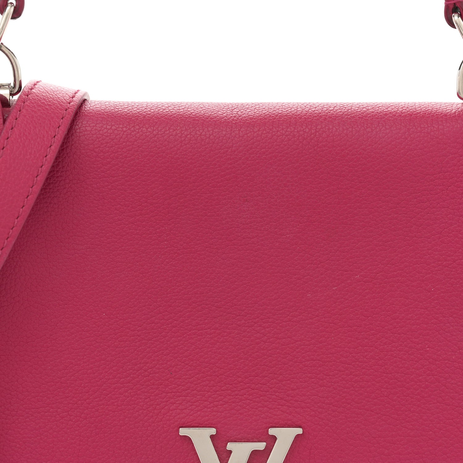 Louis Vuitton Soft Calfskin Lockme II Top Handle Dahlia 8 of 13