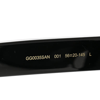 Gucci Acetate Round Sunglasses GG 0035S Black 6 of 8