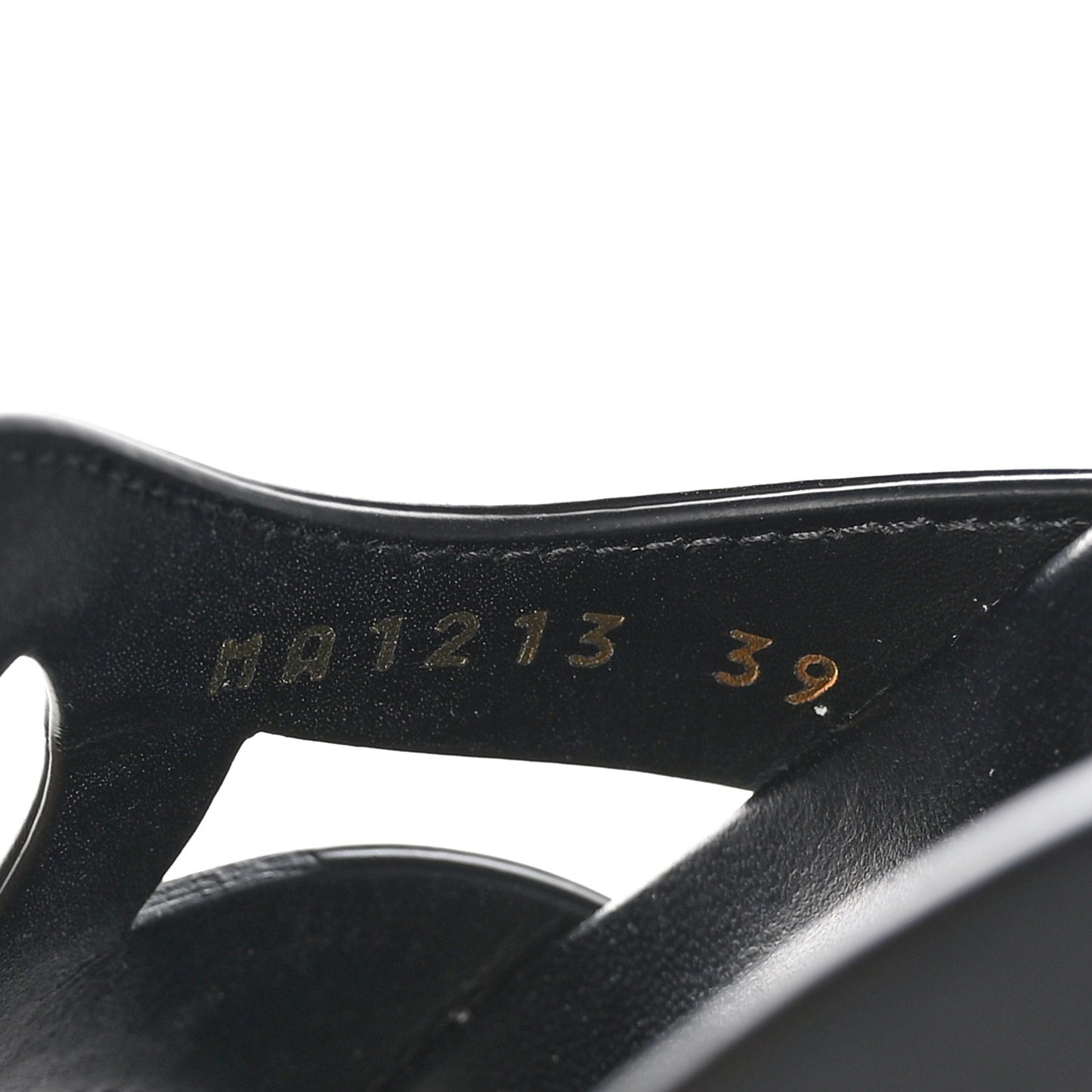 Calfskin LV Isola Flat Sandals 39 Black