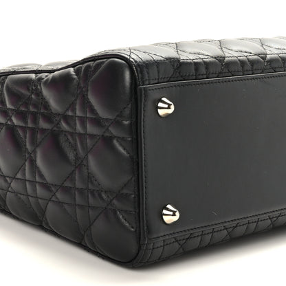 Christian Dior Lambskin Cannage Large Lady Dior Black 7 of 8