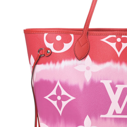 Louis Vuitton Monogram Escale Neverfull MM Rouge 8 of 10