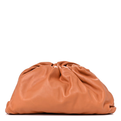Bottega Veneta Smooth Butter Calf The Pouch Oversized Clutch Clay 1 of 9