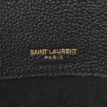Saint Laurent Grained Calfskin Small Supple Sac De Jour Black 7 of 9