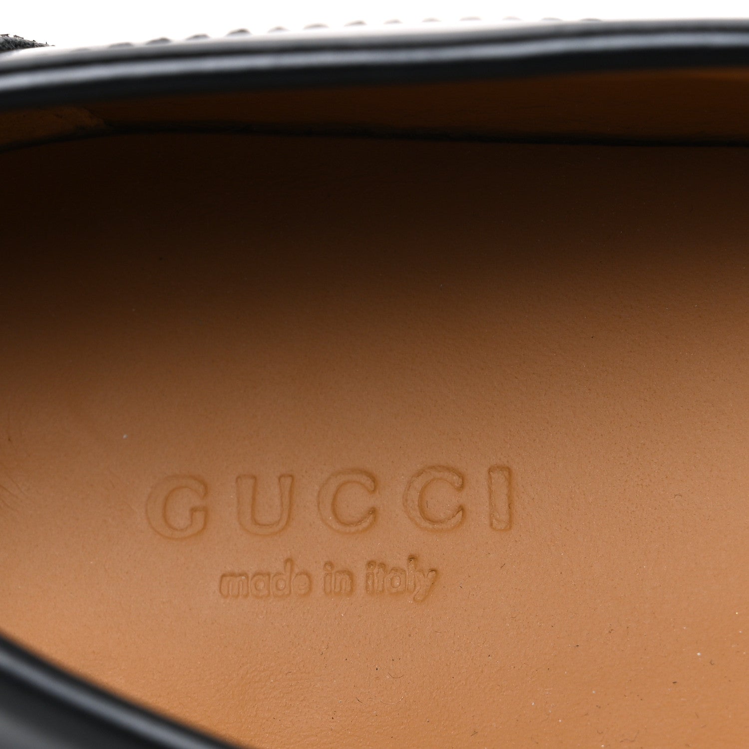 Gucci Millennial Ribot Cut Out Interlocking G Loafers 39.5 Black 9 of 10