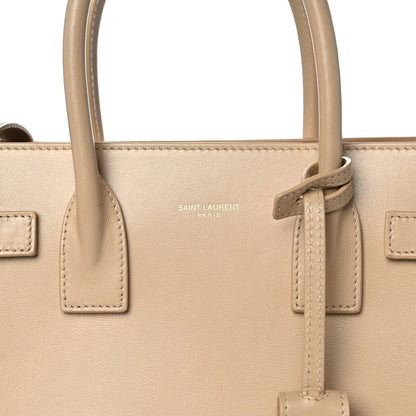 Saint Laurent Calfskin Baby Sac de Jour Dark Beige 7 of 11