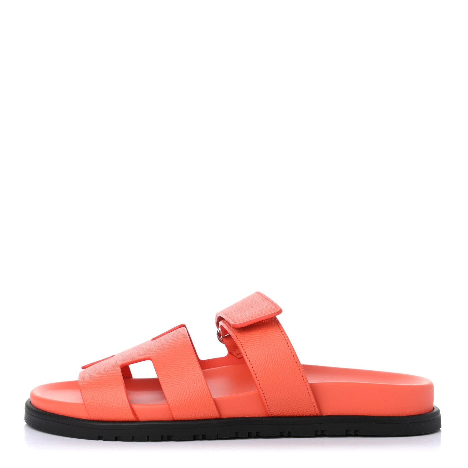 Hermes Epsom Womens Chypre Sandals 40 Rose Sorbert 1 of 8