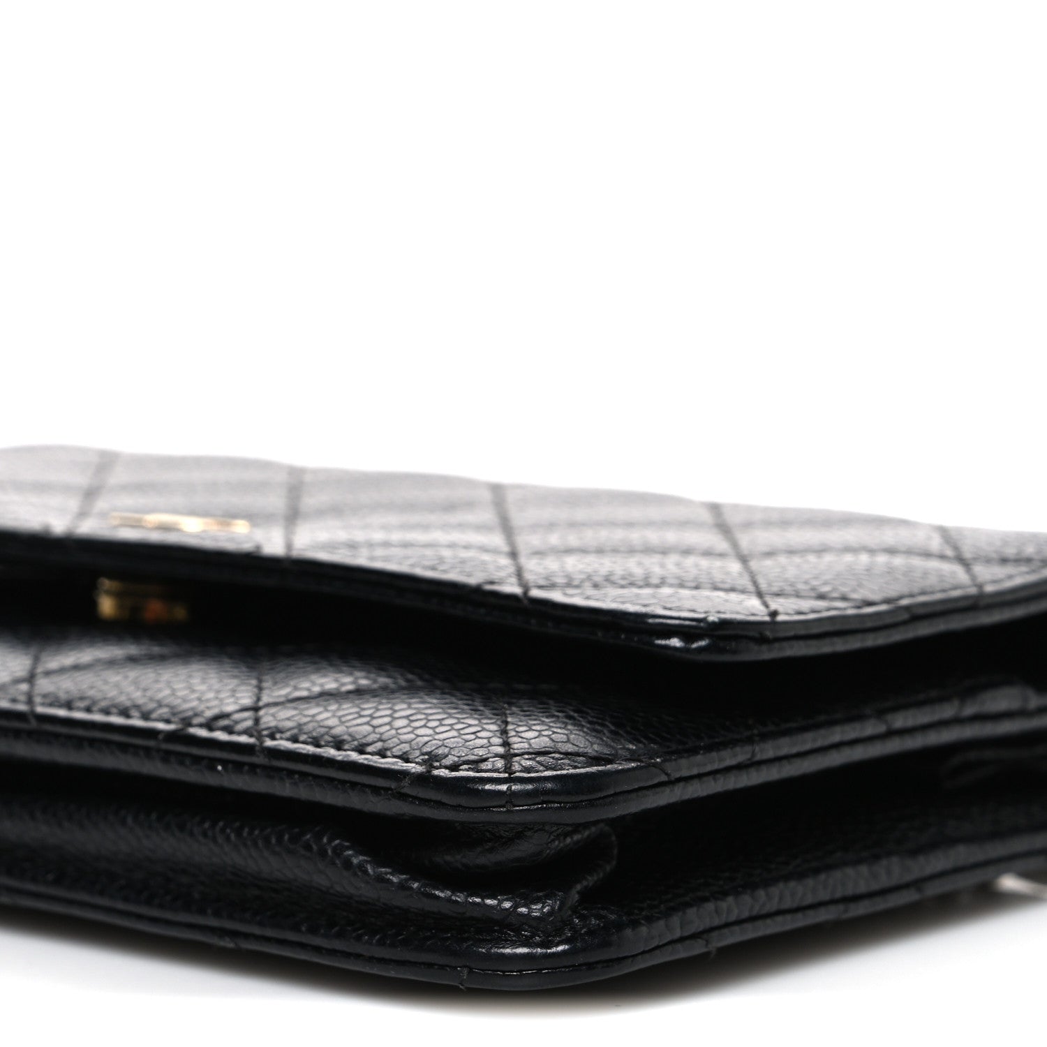 Chanel Caviar Quilted Wallet on Chain WOC Black 11 of 12