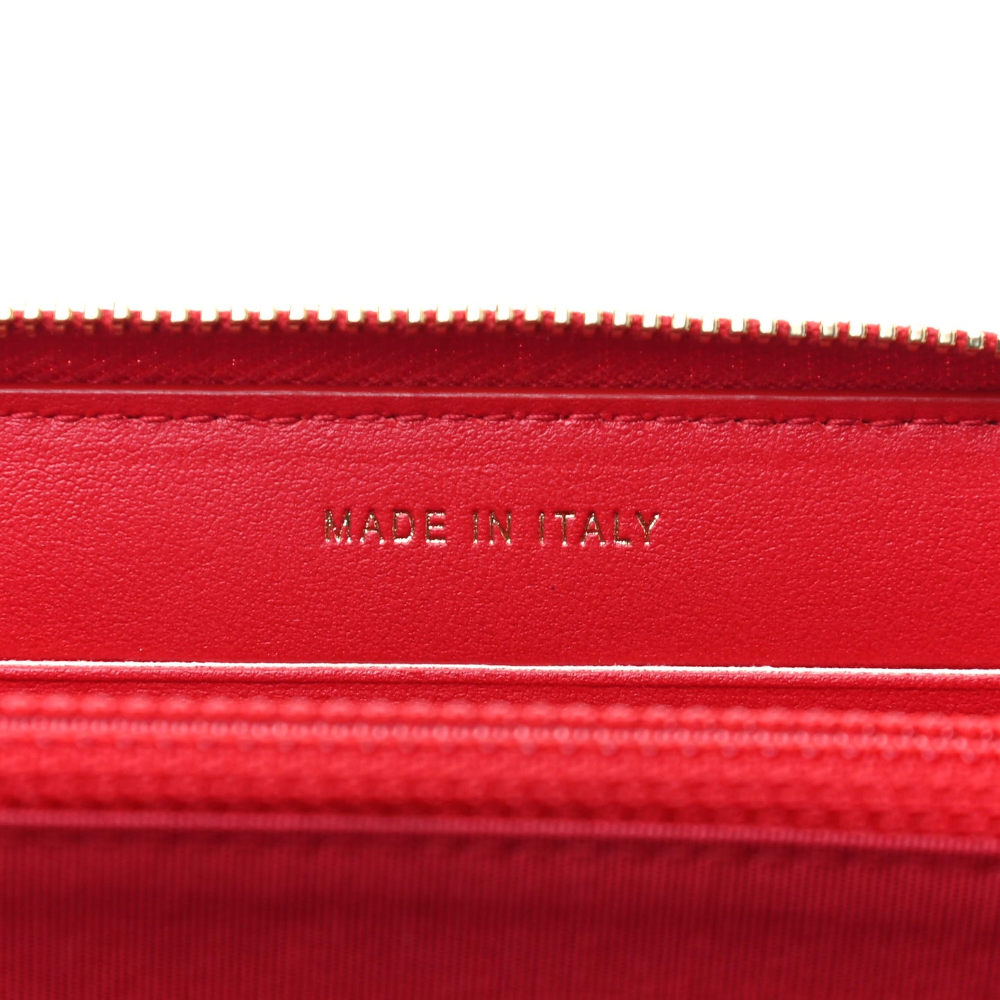 Caviar Quilted Medium Filigree Zip Around Wallet Dark Red
