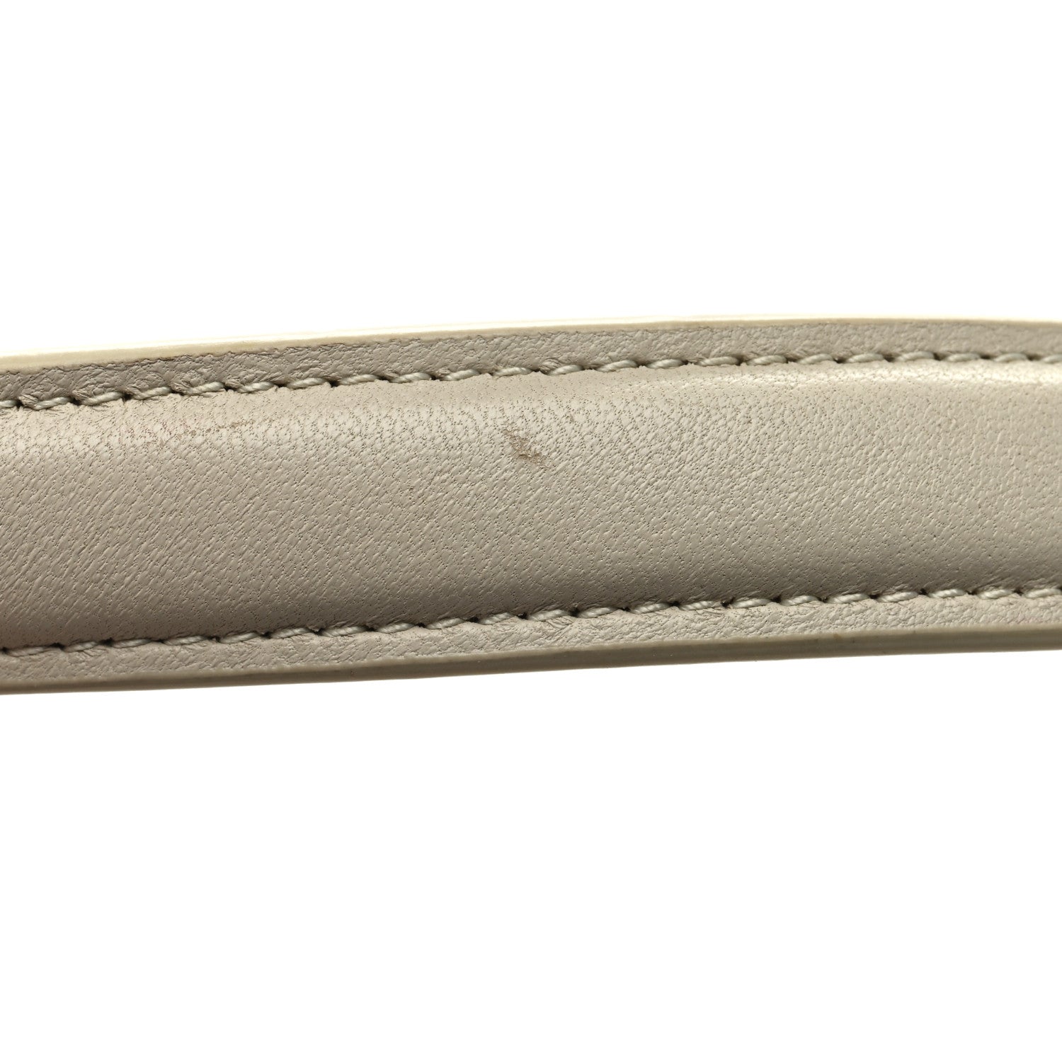 Saint Laurent Lambskin Quilted Small Loulou Puffer Monogram Chain Satchel Blanc Vintage 10 of 11