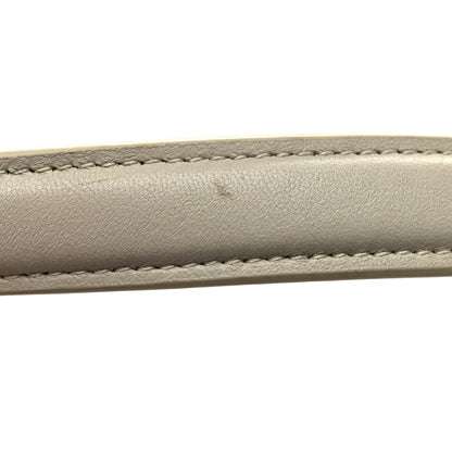 Saint Laurent Lambskin Quilted Small Loulou Puffer Monogram Chain Satchel Blanc Vintage 10 of 11