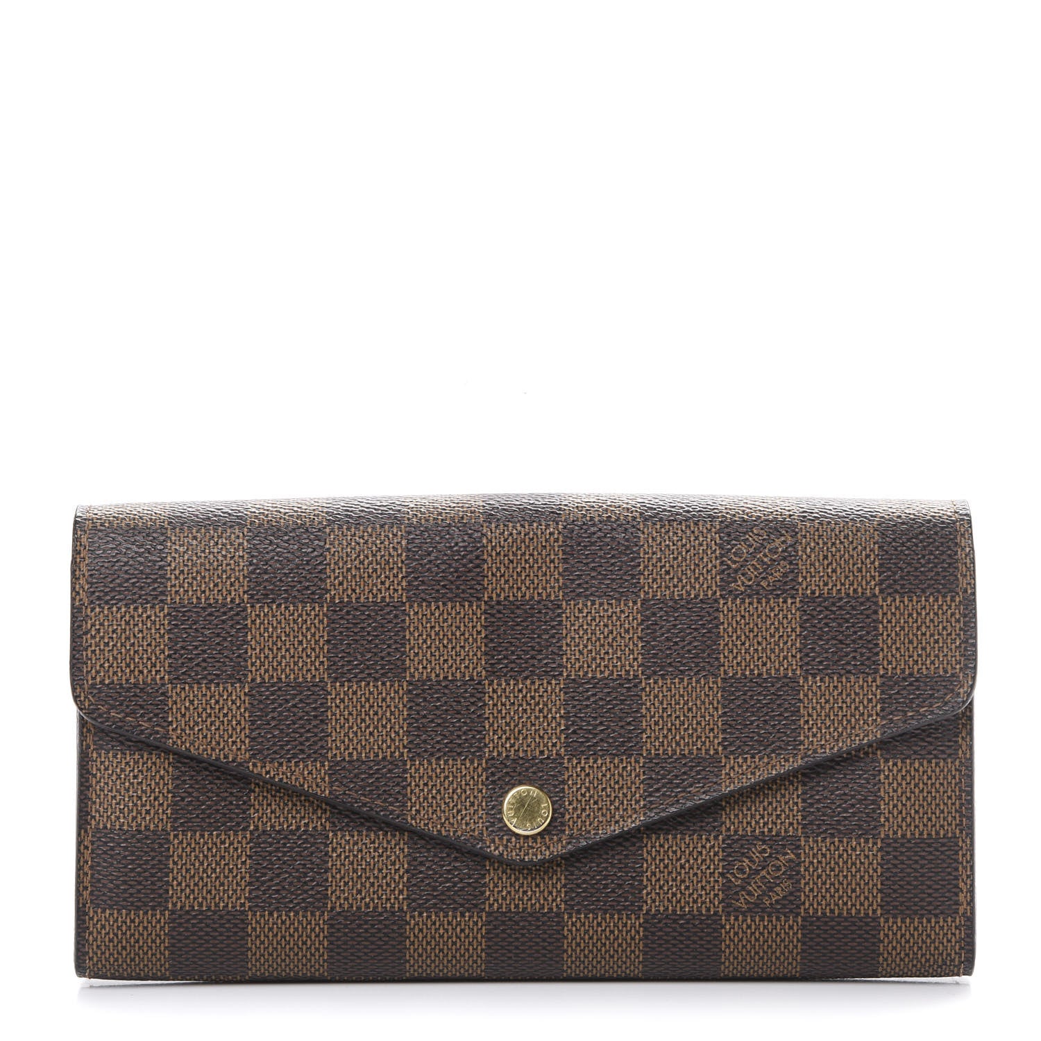 Louis Vuitton Damier Ebene Sarah Wallet NM 1 of 8