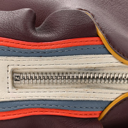 Fendi Vitello Dolce Large By The Way Boston Bag Bordeaux Multicolor 16 of 16